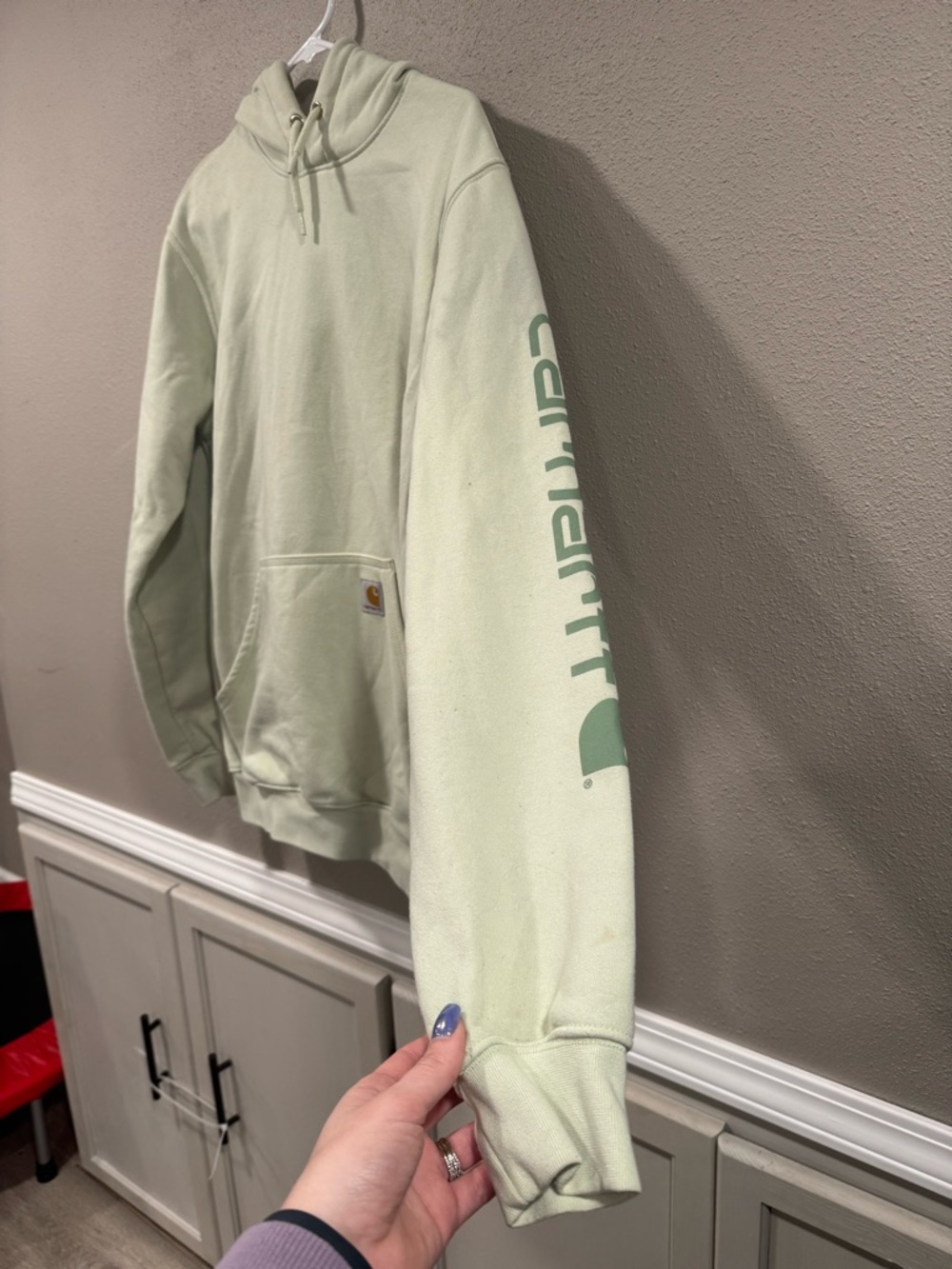 Carhartt Men’s Loose Fit Green Sweatshirt - Picture 3 of 6